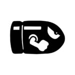 Samolepka Kulka, samolepka na auto, sklo, notebook. Vinylová samolepka Kulka