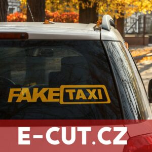 Samolepka Fake Taxi