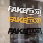 Samolepka Fake Taxi na auto