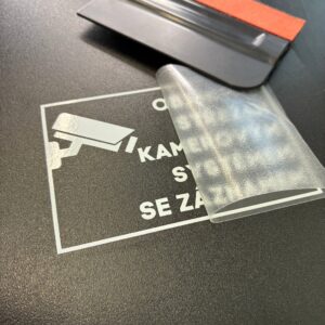 Samolepka Objekt je střežen kamerovým systémem