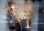 Samolepka Zákaz kouření na auto, zed’, výlohu v Brně