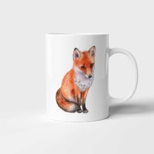 Keramický hrnek s liškou Fox