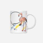 Hrnek s plameňákem s vašim textem