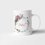 Hrnek se jménem na přání Floral