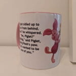 Růžový hrnek s vlastním potiskem, 330 ml