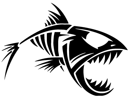 Samolepka Tribal Fish