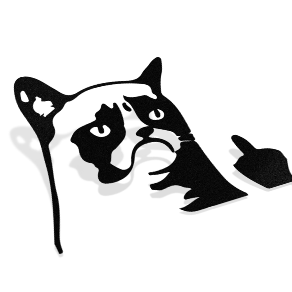 Samolepka Grumpy Cat Fuck Off