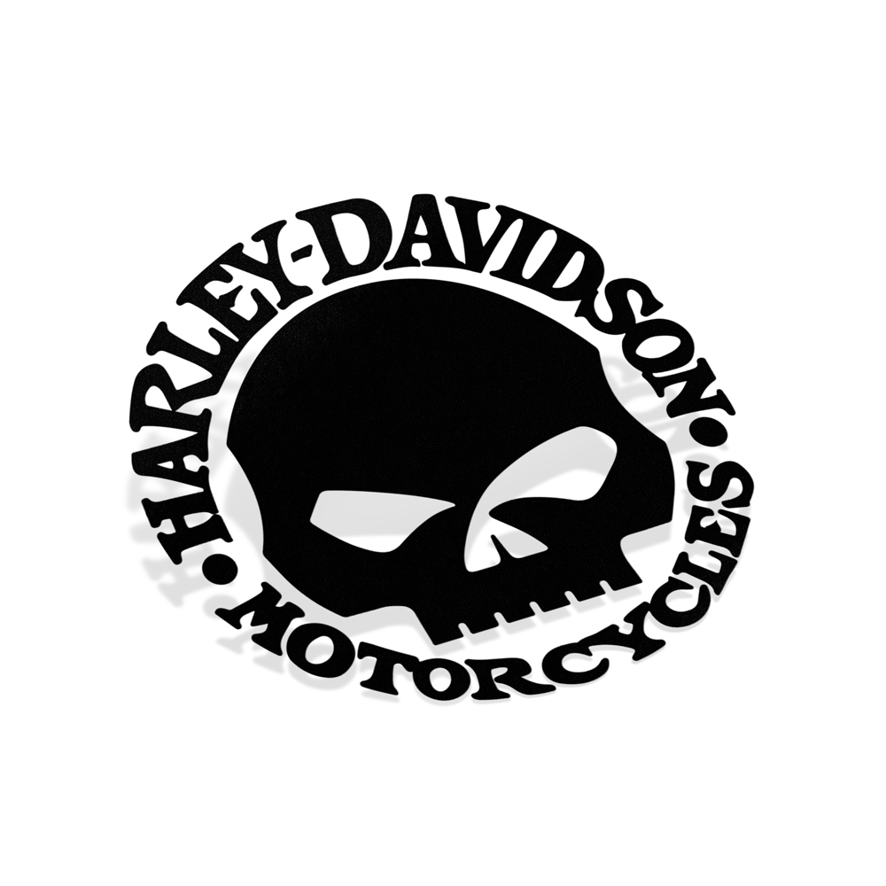 Samolepka Lebka HD Motorcycles