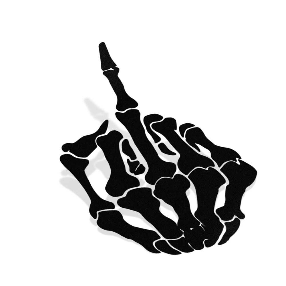 Samolepka Ruka Fuck Off