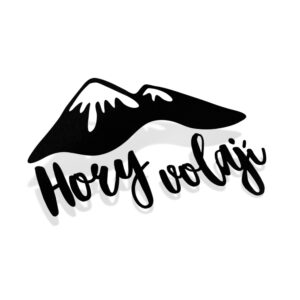Samolepka Hory volají