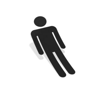 Samolepka WC - MUŽI