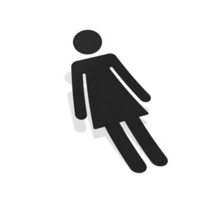 Samolepka WC - ŽENY