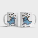 Hrnek Dinosauři - F*ck this sh*t