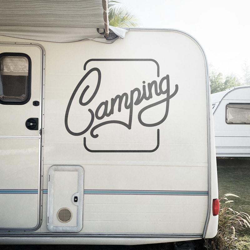 Samolepka Camping
