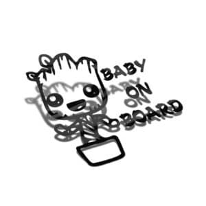 Samolepka Baby On Board Dancing Groot