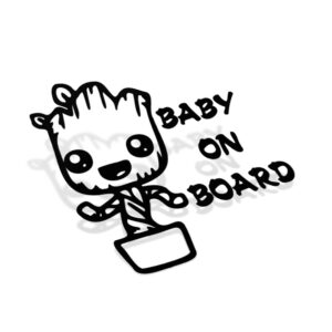 Samolepka Baby On Board Dancing Groot