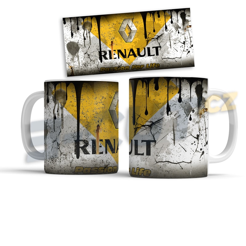 Hrnek se značkou vozů Renault