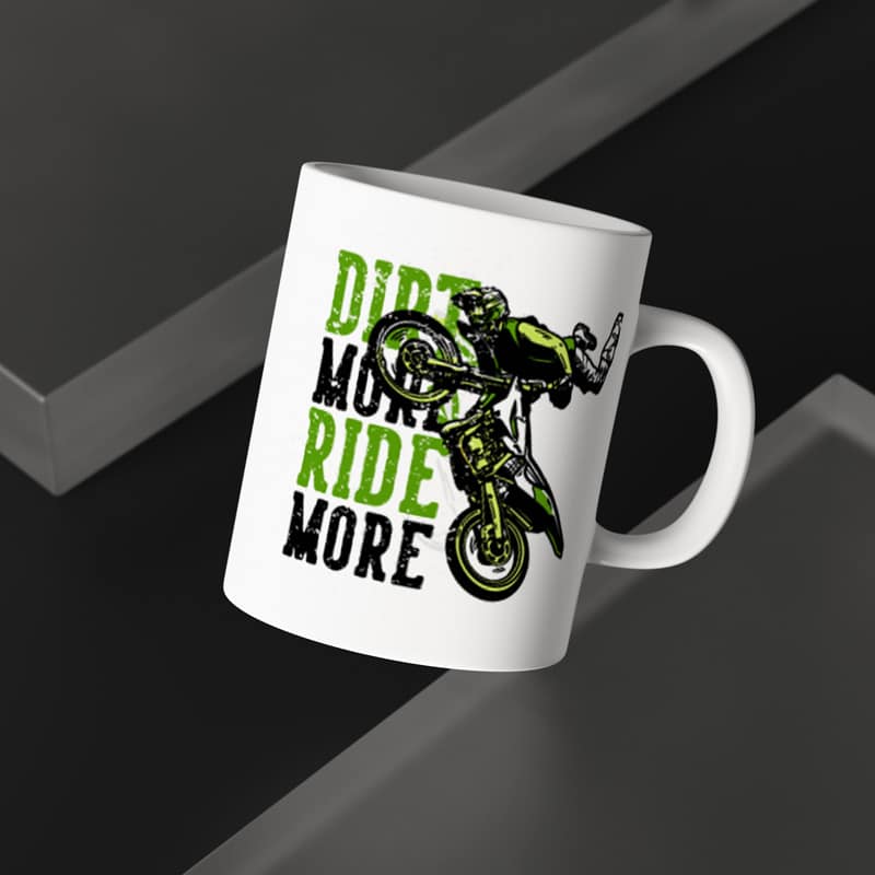 Hrnek Motocross - Dirt More Ride More