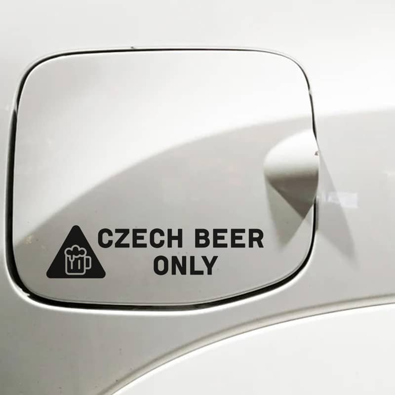 Samolepka Czech Beer Only