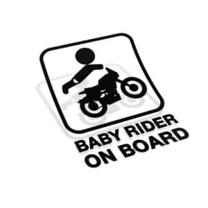 Samolepka Dítě v autě - Baby Rider On Board