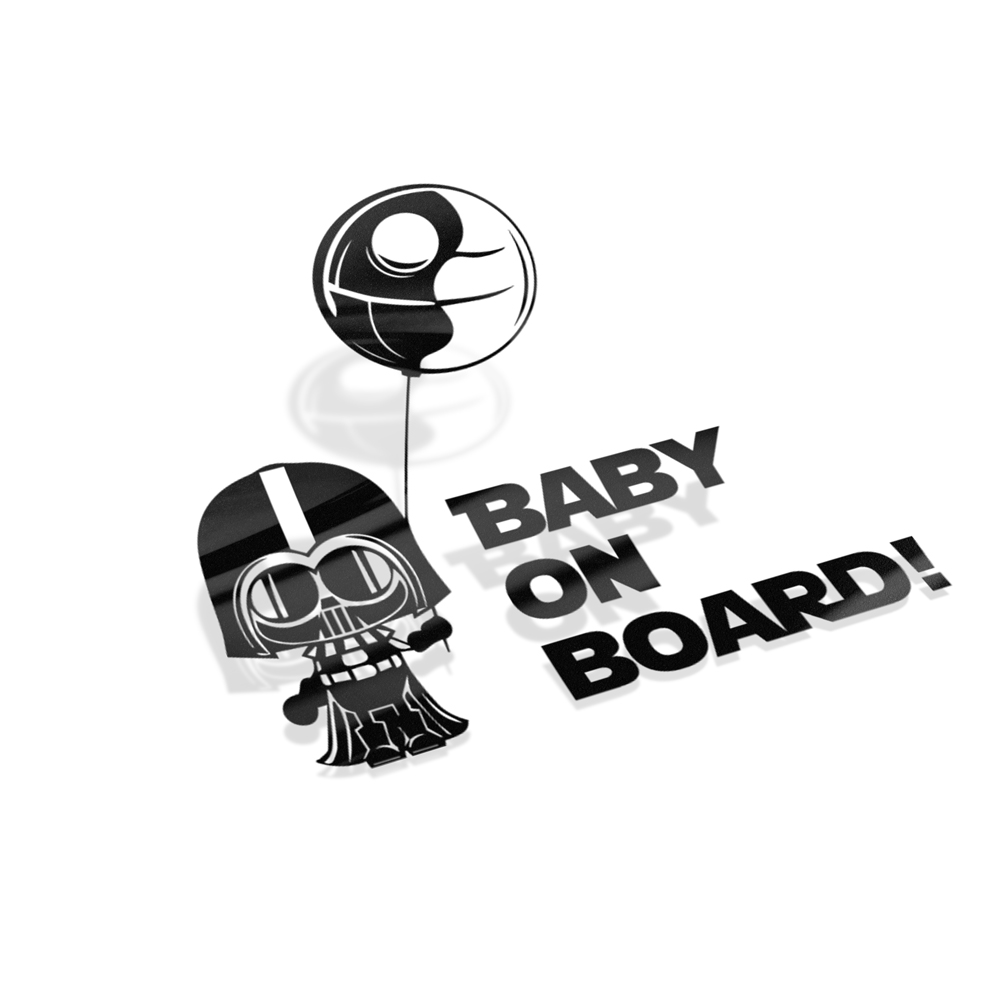 Samolepka Baby on board star wars