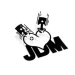 Samolepka JDM Heart