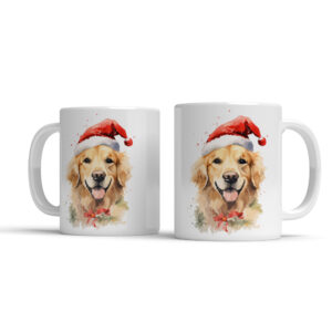 Vánoční hrnek Zlatý retrívr IV - Krásný vánoční dárek pro milovníky psů