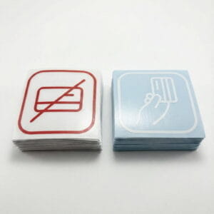 Samolepka Cash Only (pouze hotovost)