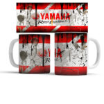 Hrnek se značkou vozů Yamaha