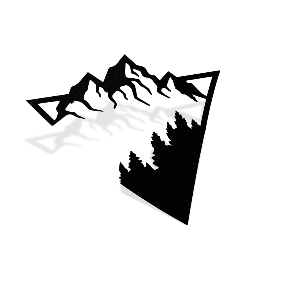 Samolepka Hory a les, trojúhelník Samolepka Hory a les, trojúhelník