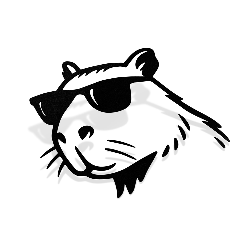 samolepka-kapybara-v-brylich Samolepka Kapybara v brýlích