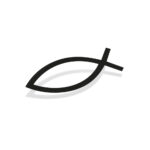 Samolepka Rybička - symbol křesťanství
