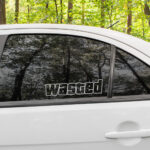 Samolepka Wasted na auto