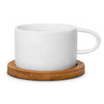 Hrnek Makronka s bambusovým podtáckem (vlastní text)