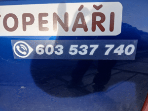 Samolepka Telefonní číslo - Obrázek 6