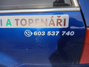 Samolepka Telefonní číslo - Obrázek 4