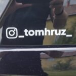 Samolepka Instagram profil photo review